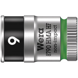 Steckschlüsseleinsatz 8790 HMA HF 1 4 Zoll 6 kant SW 9mm L.23mm WERA