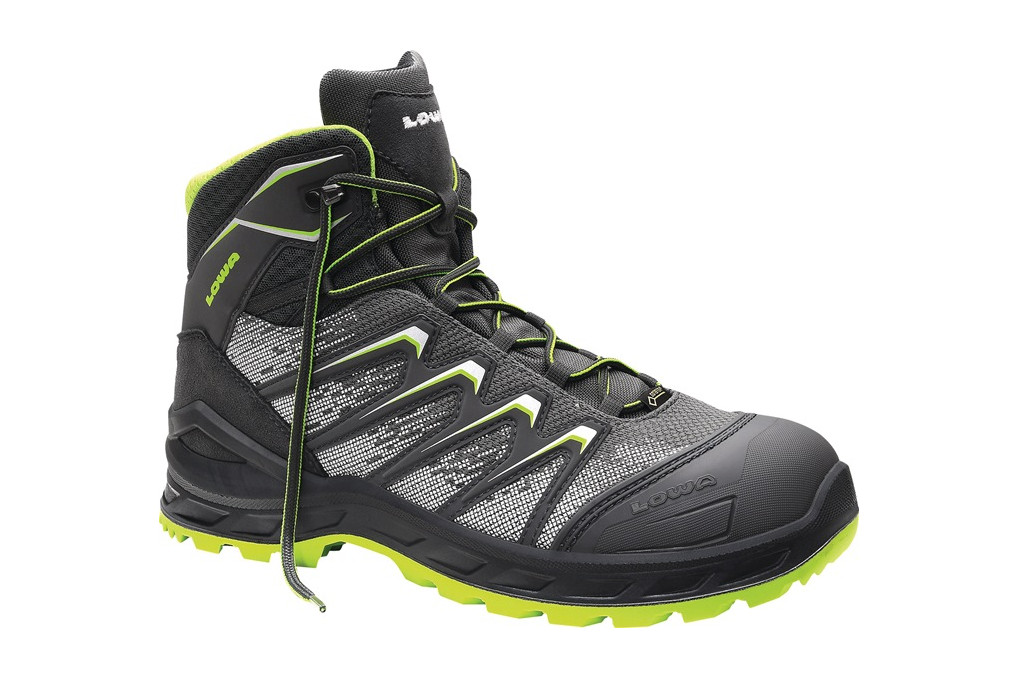 Sicherheitsstiefel Larrox Work GTX grey Mid Gr.43 grau grün S3 CI HI HRO SRC Sicherheitsstiefel Larrox Work GTX grey Mid Gr.43 grau grün S3 CI HI HRO SRC