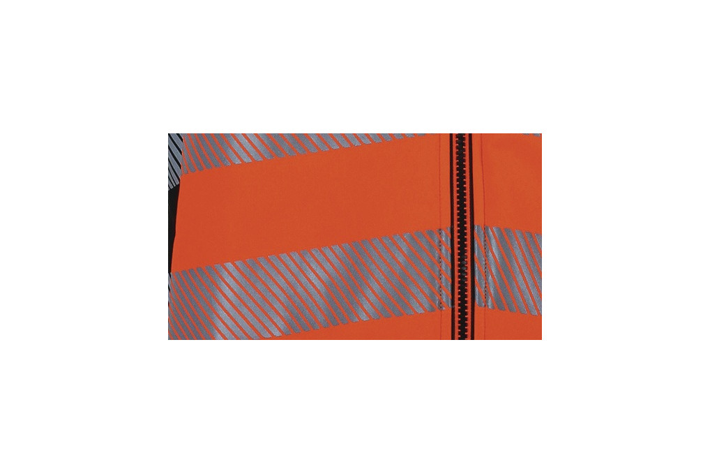 Warnschutz Softshelljacke Prevent® Trendline Gr.M orange schwarz Warnschutz Softshelljacke Prevent® Trendline Gr.M orange schwarz