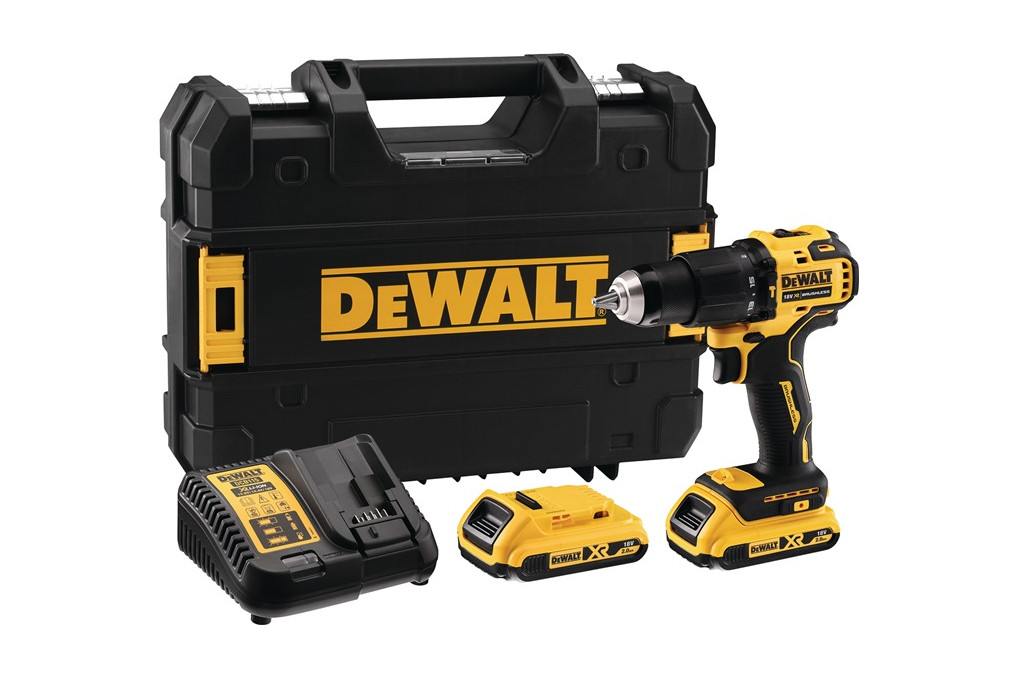 Akku Schlagbohrschrauber DCD709D2T 18V 2Ah 1,5 13mm DEWALT Akku Schlagbohrschrauber DCD709D2T 18V 2Ah 1,5 13mm DEWALT