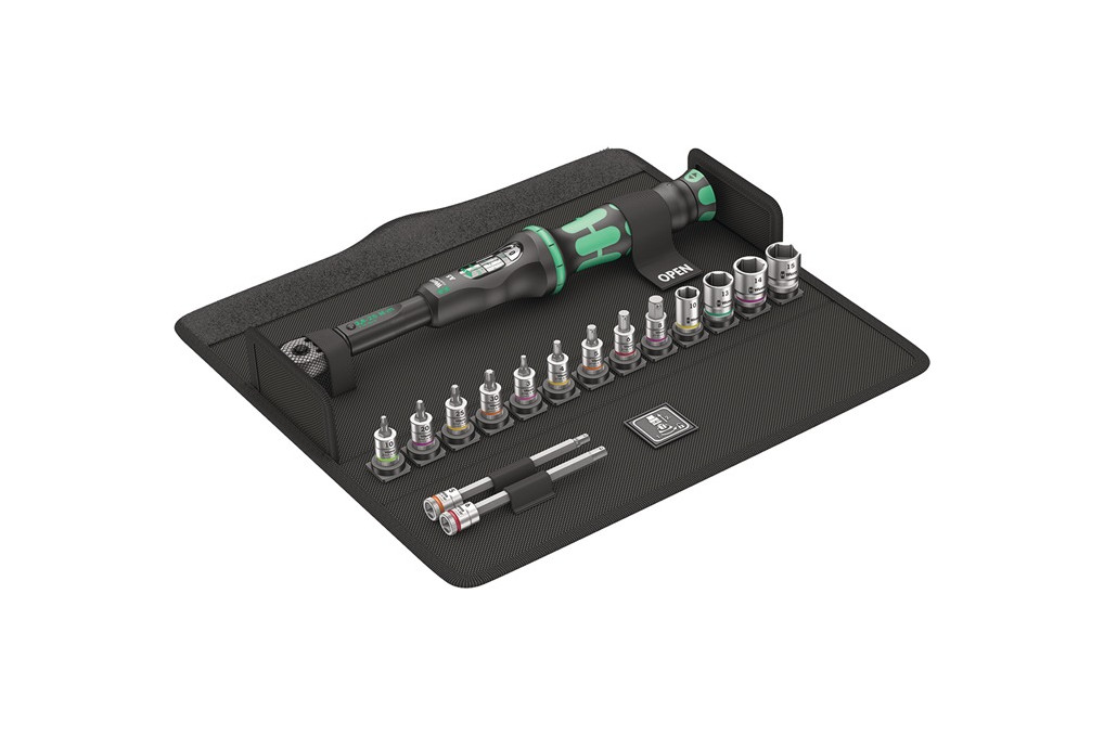 Drehmomentschlüsselset Bicycle Set Torque 1 16 tlg.2,5 25 Nm 1 4 Zoll WERA Drehmomentschlüsselset Bicycle Set Torque 1 16 tlg.2,5 25 Nm 1 4 Zoll WERA