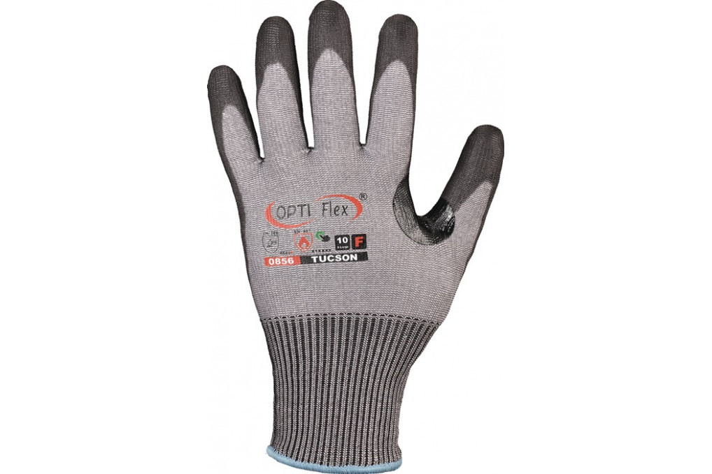 Schnittschutzhandschuhe TUCSON Gr.10 grau schwarz EN388 EN420 PSA II OPTIFLEX Schnittschutzhandschuhe TUCSON Gr.10 grau schwarz EN388 EN420 PSA II OPTIFLEX