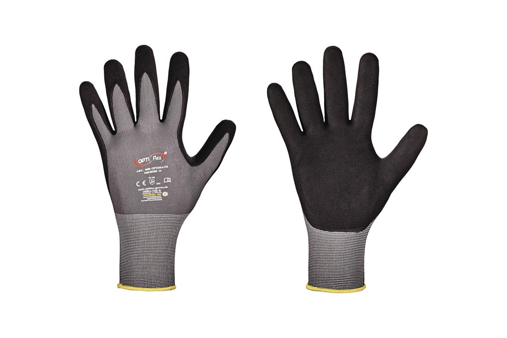Handschuh OPTIMATE Gr.12 grau schwarz EN 420 EN 388 PSA II OPTIFLEX Handschuh OPTIMATE Gr.12 grau schwarz EN 420 EN 388 PSA II OPTIFLEX