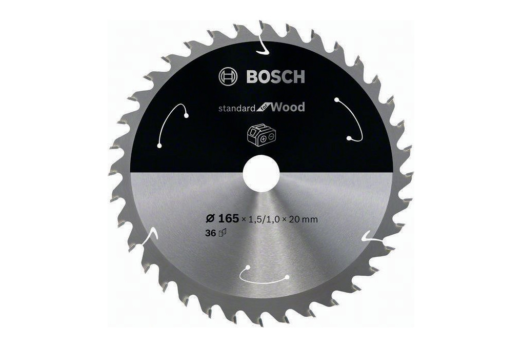 Kreissägeblatt AD 165mm Z.36 WZ Bohr.20mm Schnitt B.1,5mm HM BOSCH Kreissägeblatt AD 165mm Z.36 WZ Bohr.20mm Schnitt B.1,5mm HM BOSCH