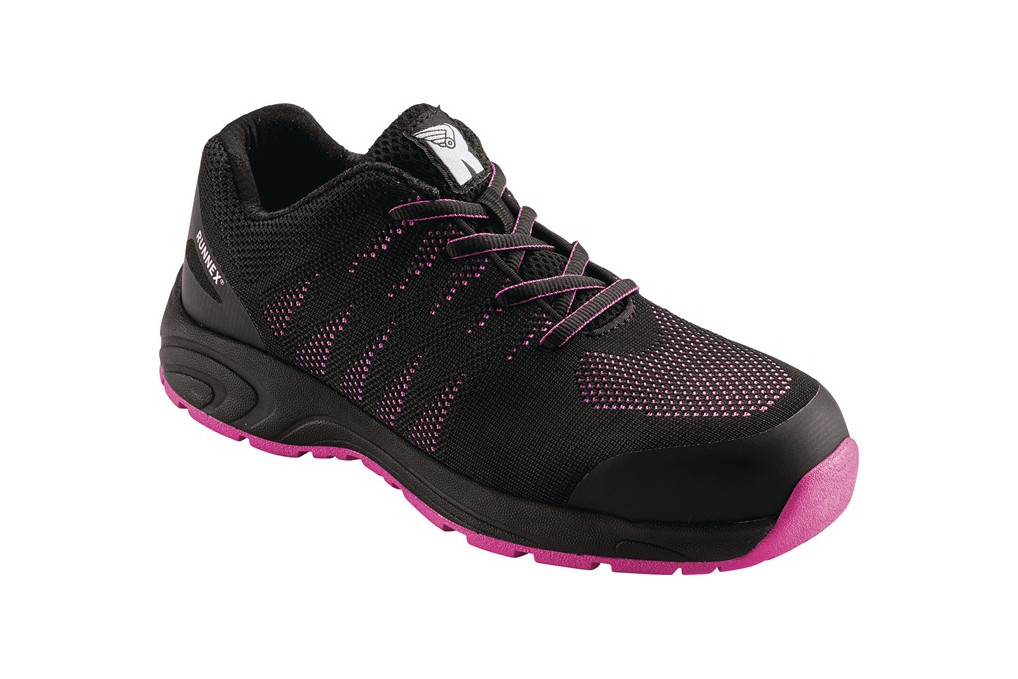Damensicherheitsschuh GirlStar 5180 Gr.38 schwarz pink S1P SRC PES RUNNEX Damensicherheitsschuh GirlStar 5180 Gr.38 schwarz pink S1P SRC PES RUNNEX