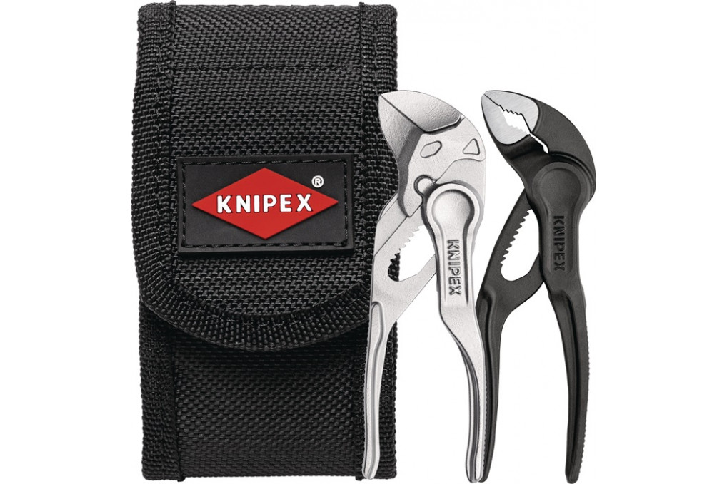 KNIPEX 00 20 72 V04 XS Mini Zangenset XS in Werkzeuggürteltasche 2 teilig 110 mm KNIPEX 00 20 72 V04 XS Mini Zangenset XS in Werkzeuggürteltasche 2 teilig 110 mm