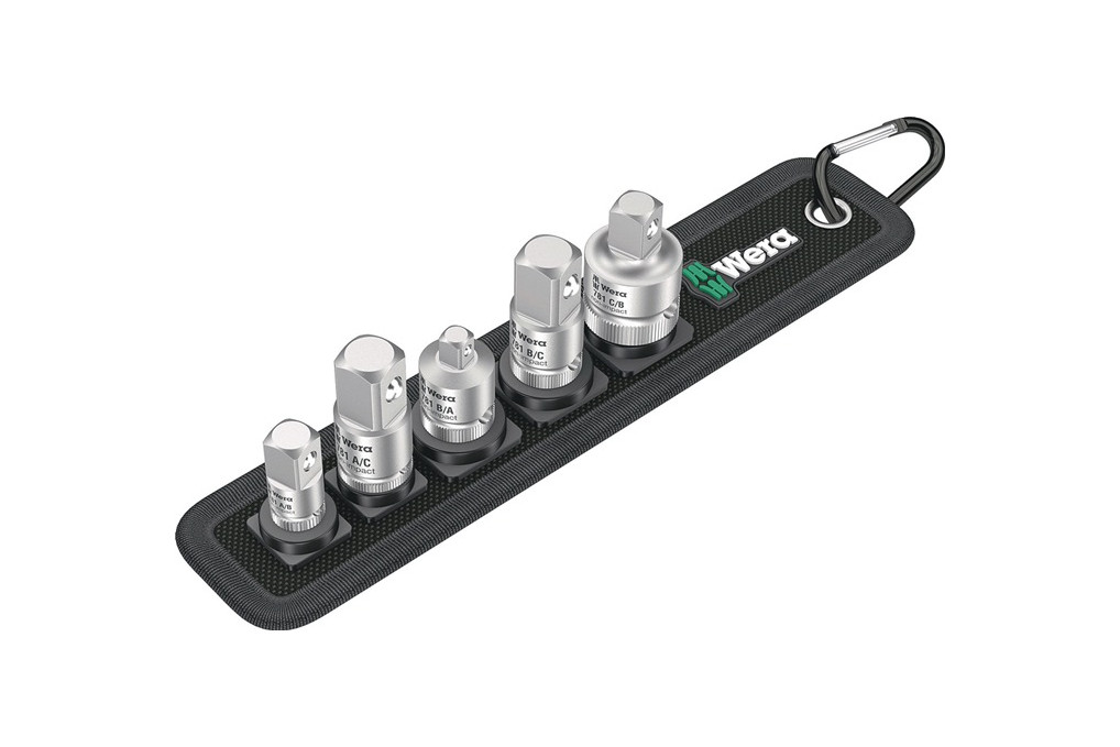 Verbindungsteilesatz 781 5 Set 5teilig m.Halterung WERA Verbindungsteilesatz 781 5 Set 5teilig m.Halterung WERA