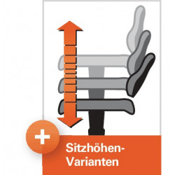 Arbeitsdrehstuhl PROMAT Bodengleiter Integralschaum schwarz 440 620mm PROMAT Arbeitsdrehstuhl PROMAT Bodengleiter Integralschaum schwarz 440 620mm PROMAT