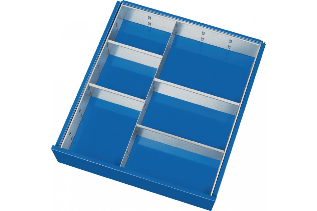Schubladenunterteilungsmaterial Front H.120 150mm 1 Trenn u.4 Steckw.PROMAT Schubladenunterteilungsmaterial Front H.120 150mm 1 Trenn u.4 Steckw.PROMAT