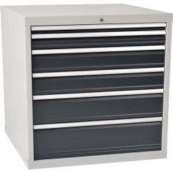 Schubladenschrank H1019xB1005xT736mm lichtgrau grau 6 Schubl.Voll.Bedrunka Schubladenschrank H1019xB1005xT736mm lichtgrau grau 6 Schubl.Voll.Bedrunka