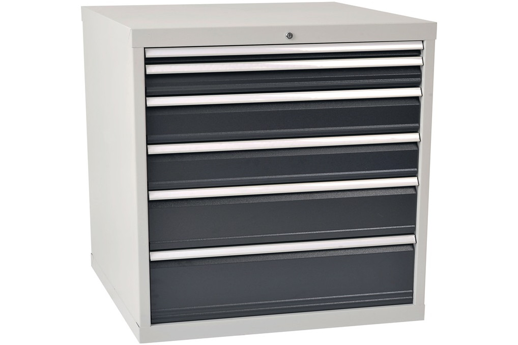 Schubladenschrank H1019xB1005xT736mm lichtgrau grau 6 Schubl.Voll.Bedrunka Schubladenschrank H1019xB1005xT736mm lichtgrau grau 6 Schubl.Voll.Bedrunka