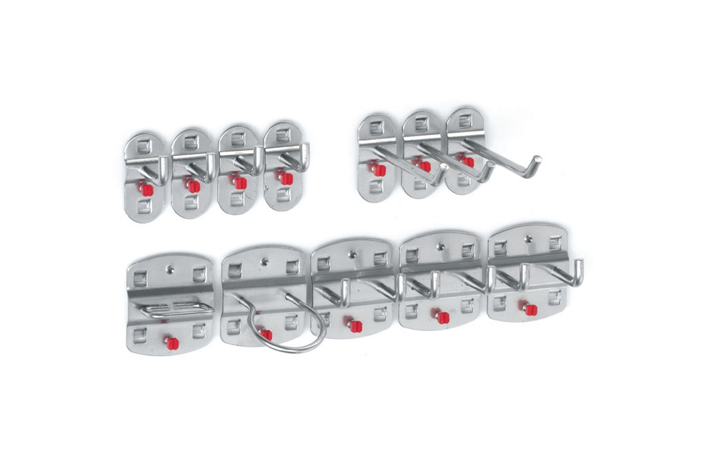 Werkzg.h.BxHmm 9 div.Haken 3 Doppelhaken 12 tlg.RASTERPLAN Werkzg.h.BxHmm 9 div.Haken 3 Doppelhaken 12 tlg.RASTERPLAN
