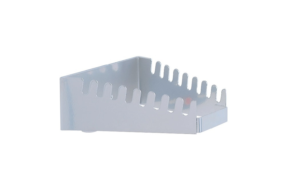 Schraubenschlüsselhalter H50xB130 60xT150mm 8Aufnahmen waagerecht f.Lochplatten Schraubenschlüsselhalter H50xB130 60xT150mm 8Aufnahmen waagerecht f.Lochplatten