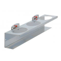 Dosenhalter 3 f.B.300mm D.70mm f.Lochplatten RASTERPLAN Dosenhalter 3 f.B.300mm D.70mm f.Lochplatten RASTERPLAN