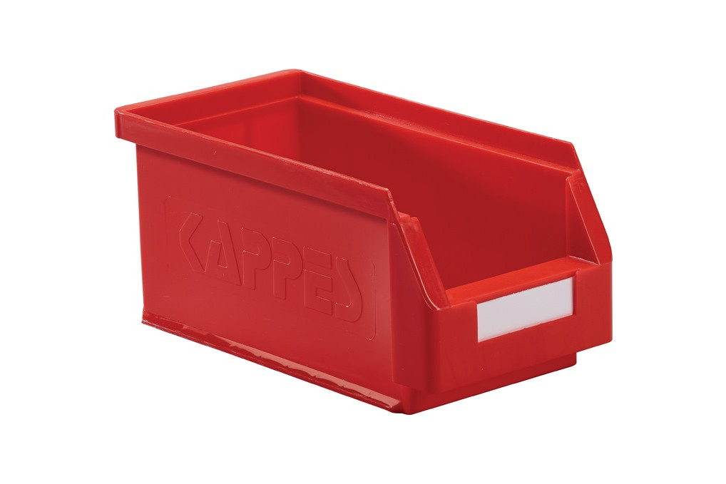 Sichtlagerkasten L290xB140xH130mm PE rot RASTERPLAN