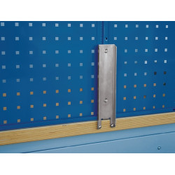 Werkbankhalterung f.Platten L.1500 2000mm f.Loch Schlitzplatten Bott Werkbankhalterung f.Platten L.1500 2000mm f.Loch Schlitzplatten Bott