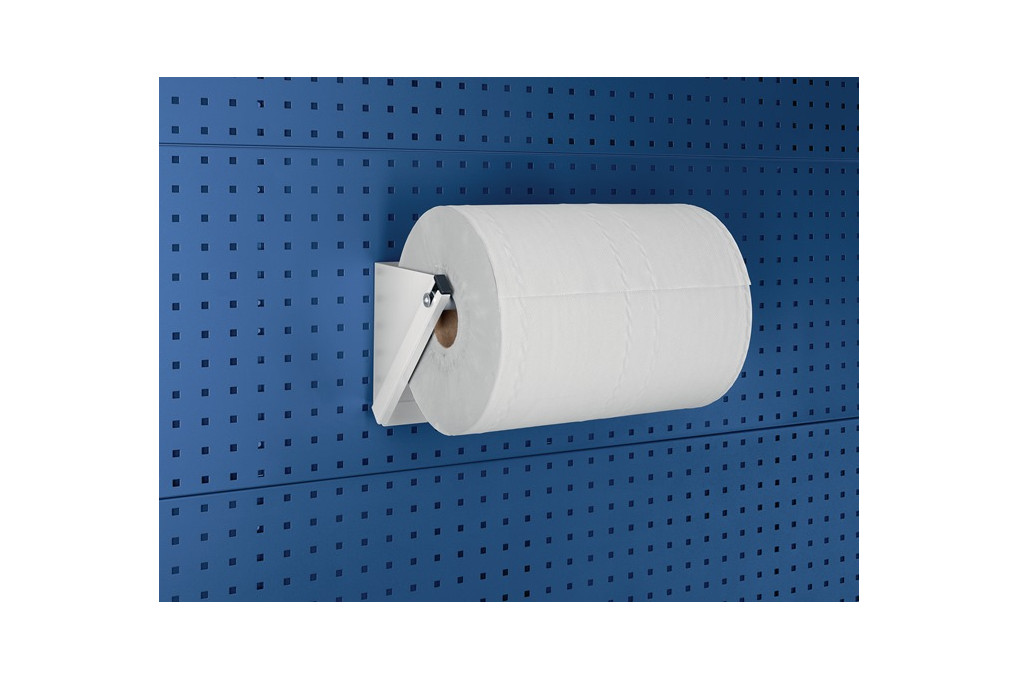 Papierrollenhalter B424xT231xH226mm Rollenb.max.380mm D.max.390mm Papierrollenhalter B424xT231xH226mm Rollenb.max.380mm D.max.390mm