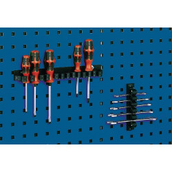 Klemmhalter B.150mm Anz.Aufnahmen 5 f.Lochplatten 3St. Btl.BOTT Klemmhalter B.150mm Anz.Aufnahmen 5 f.Lochplatten 3St. Btl.BOTT