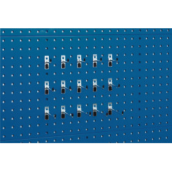Werkzeughaltersortiment 15 tlg.verz.f.Lochplatten je 5 Hak.T75 100 150mm BOTT Werkzeughaltersortiment 15 tlg.verz.f.Lochplatten je 5 Hak.T75 100 150mm BOTT