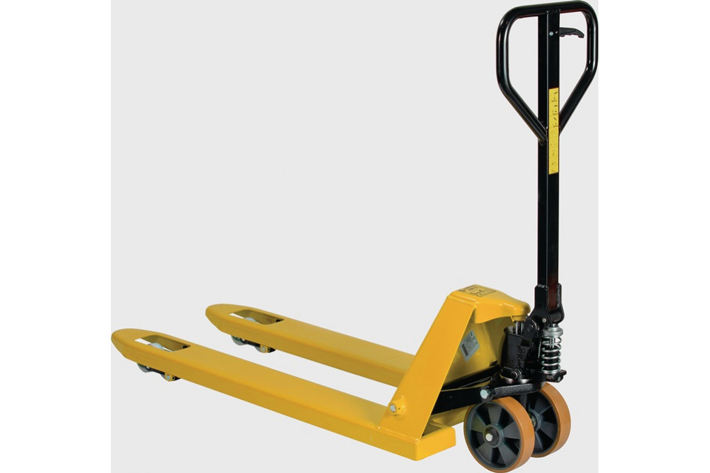 Gabelhubwagen Gabel L.1150mm Trgf.2500kg STA signalgelb PUR Nylon