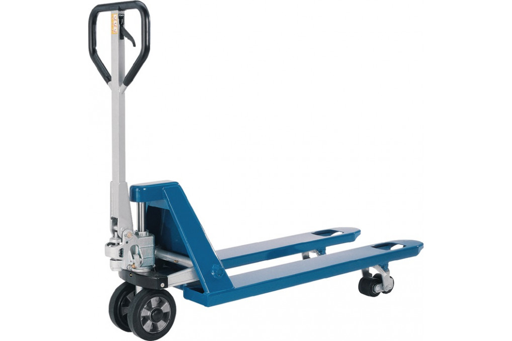 Gabelhubwagen Gabel L.1150mm Trgf.2500kg STA himmelblau Vollgummi PUR PFAFF