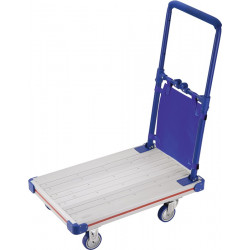 Plattformwagen Ladeflächen L630xB400mm STA Trgf.150kg Räder u.Bügel klappbar Plattformwagen Ladeflächen L630xB400mm STA Trgf.150kg Räder u.Bügel klappbar