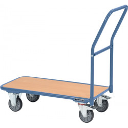 Plattformwagen Ladeflächen L1000xB600mm STA taubenblau Trgf.250kg PROMAT Plattformwagen Ladeflächen L1000xB600mm STA taubenblau Trgf.250kg PROMAT