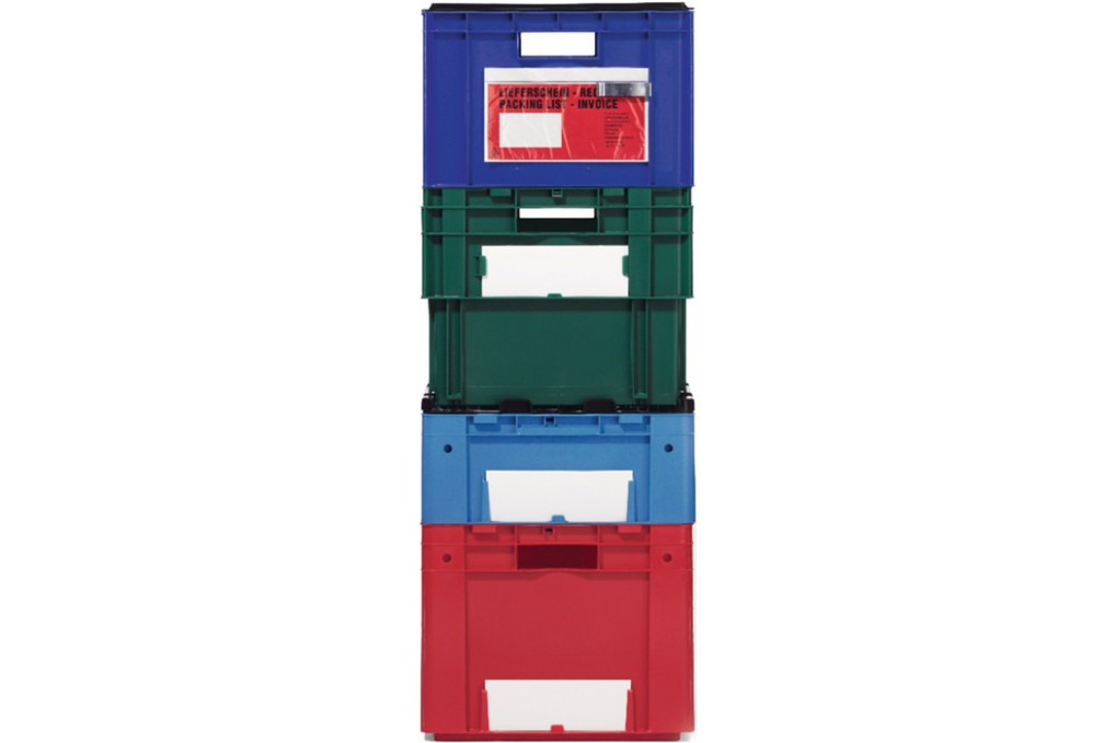 Drehstapelbehälter PP blau L600xB400xH320mm LA KA PE Drehstapelbehälter PP blau L600xB400xH320mm LA KA PE