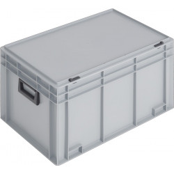 Ku. Koffer L600xB400xH353mm PP 2 Griffe Schiebeverschluss grau 70l LOCKWEILER Ku. Koffer L600xB400xH353mm PP 2 Griffe Schiebeverschluss grau 70l LOCKWEILER