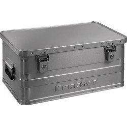 Aluminiumbox L580xB380xH275mm 47l m.Klappverschluss u.Zylinderschl.PROMAT Aluminiumbox L580xB380xH275mm 47l m.Klappverschluss u.Zylinderschl.PROMAT