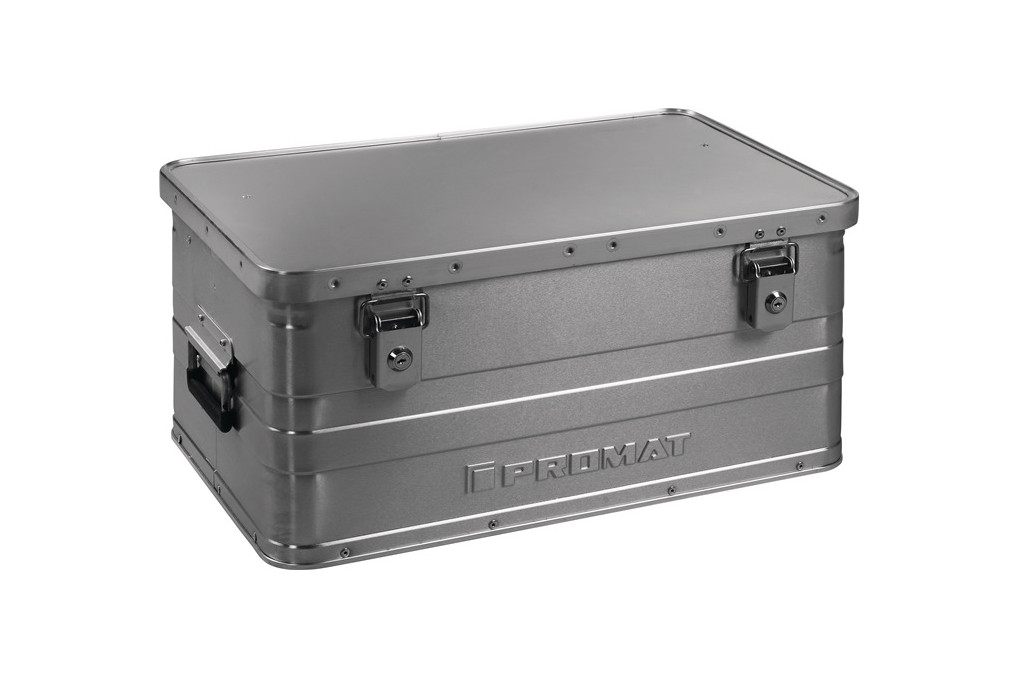 Aluminiumbox L580xB380xH275mm 47l m.Klappverschluss u.Zylinderschl.PROMAT Aluminiumbox L580xB380xH275mm 47l m.Klappverschluss u.Zylinderschl.PROMAT