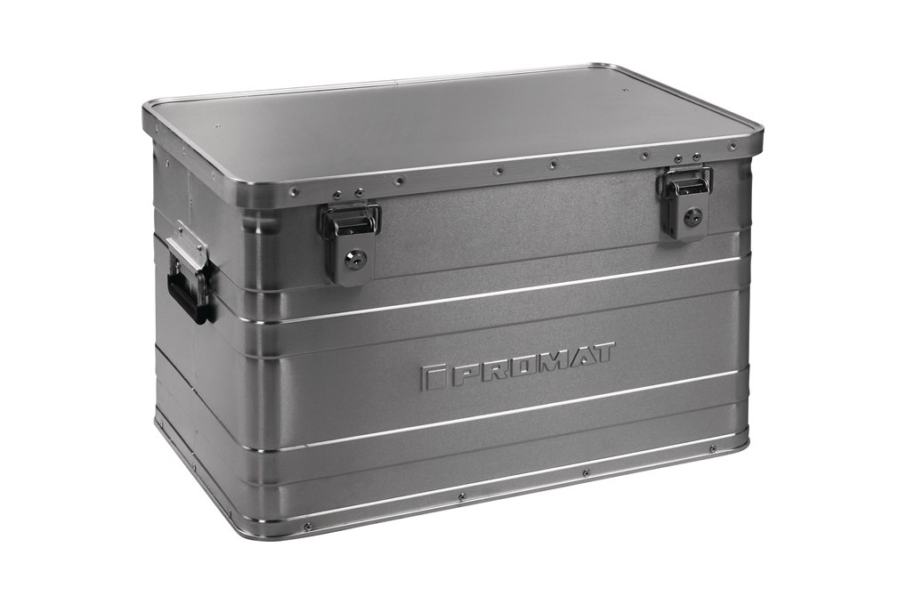 Aluminiumbox L595xB390xH380mm 70l m.Klappverschluss u.Zylinderschl.PROMAT