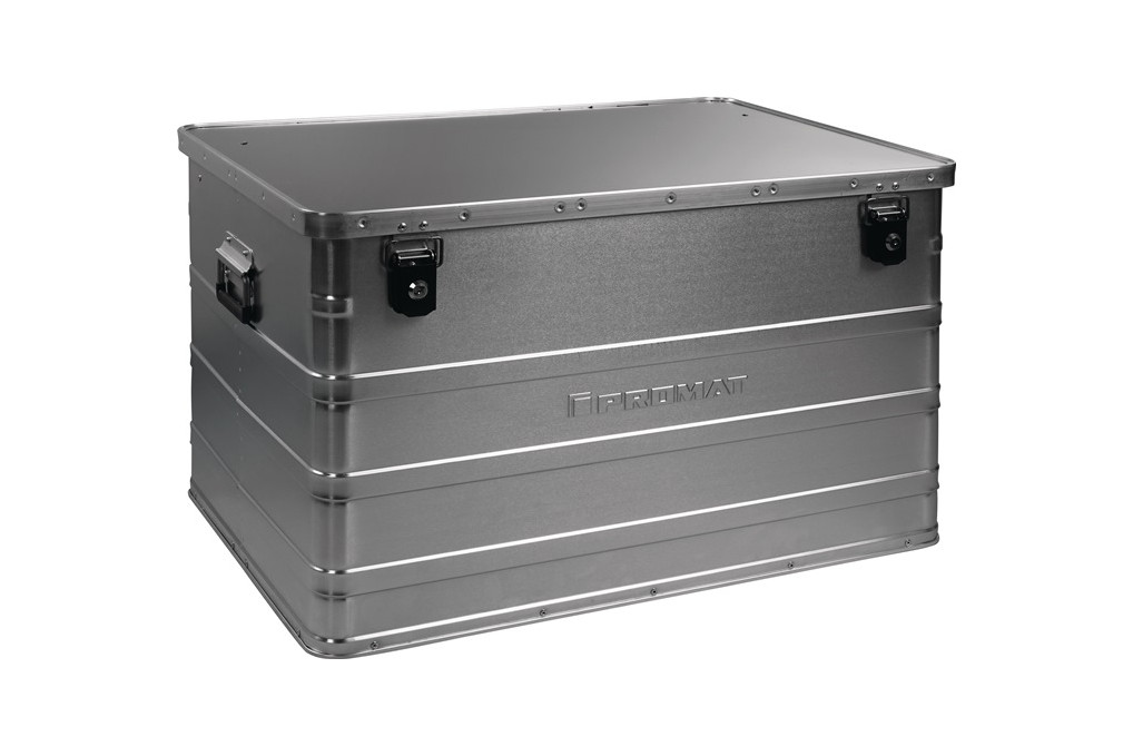 Aluminiumbox L790xB560xH475mm 184l m.Klappverschluss u.Zylinderschl.PROMAT Aluminiumbox L790xB560xH475mm 184l m.Klappverschluss u.Zylinderschl.PROMAT