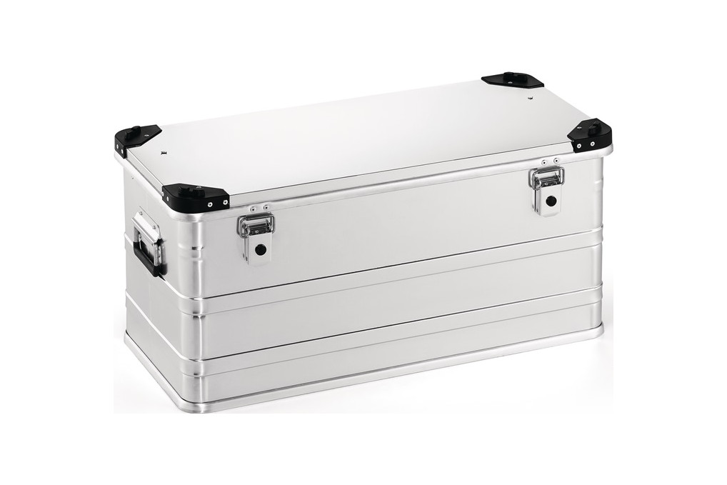 Aluminiumbox L782xB385xH380mm 91l m.Klappverschluss u.Stapelecken