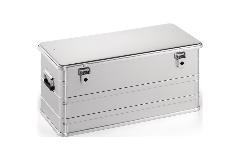 Aluminiumbox L782xB385xH367mm 91l m.Klapphebelverschlüssen m.Bohrungen Aluminiumbox L782xB385xH367mm 91l m.Klapphebelverschlüssen m.Bohrungen