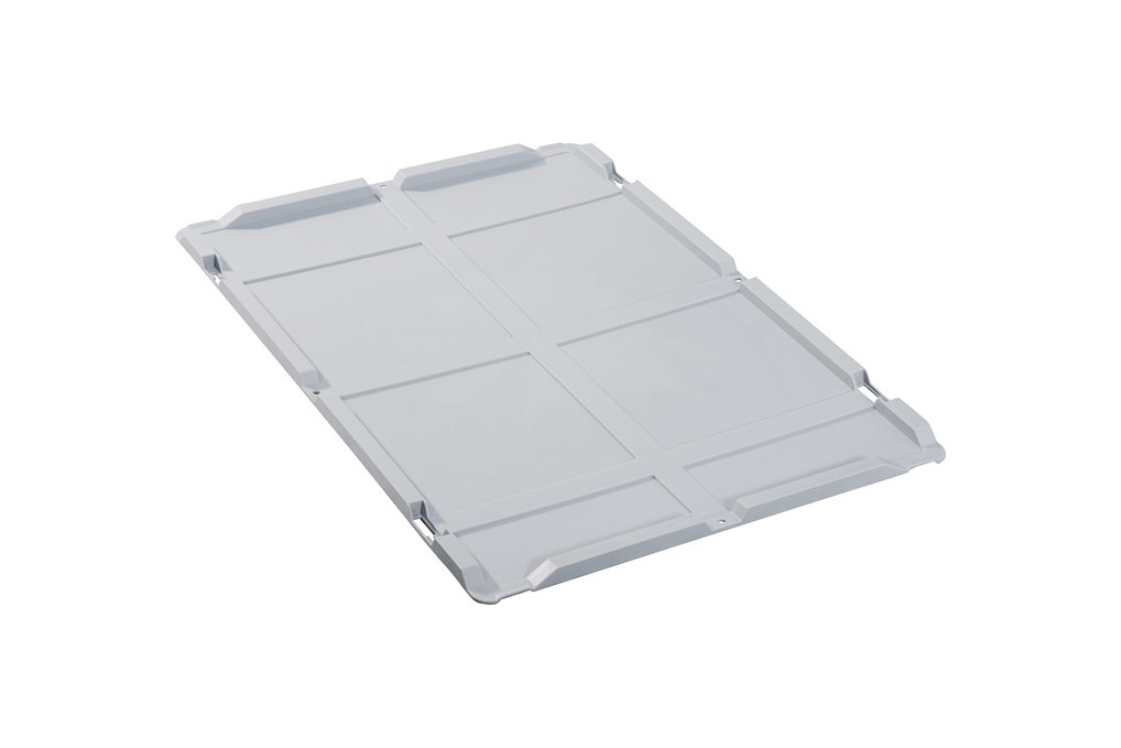 Stülpdeckel PP L600xB400mm grau f.Transportstapelkasten ALLIT Stülpdeckel PP L600xB400mm grau f.Transportstapelkasten ALLIT