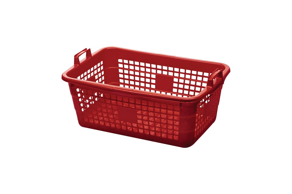 Korb L800xB535xH300mm 85 lPE rot LOCKWEILER