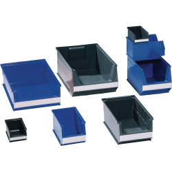 Sichtlagerkasten L230 200xB150xH130mm PE blau LOCKWEILER Sichtlagerkasten L230 200xB150xH130mm PE blau LOCKWEILER