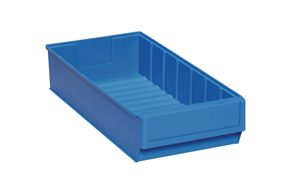 Regalkasten L400xB183xH81mm blau PP PROMAT