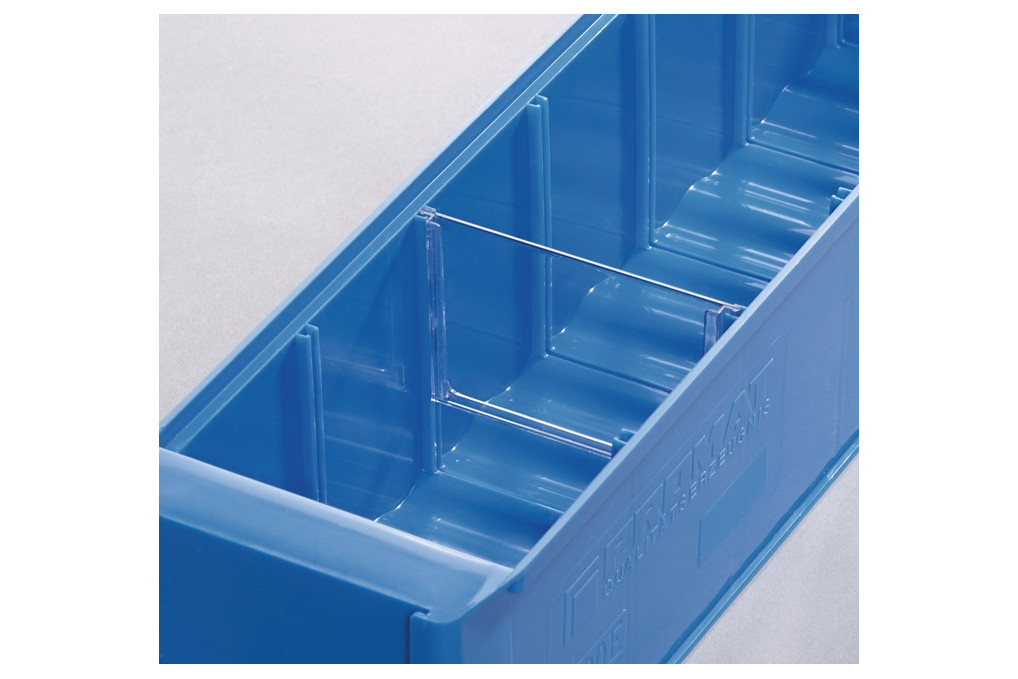 Trennw.f.Regalkasten B.91mm Styrolux transp.10St. Btl.PROMAT Trennw.f.Regalkasten B.91mm Styrolux transp.10St. Btl.PROMAT