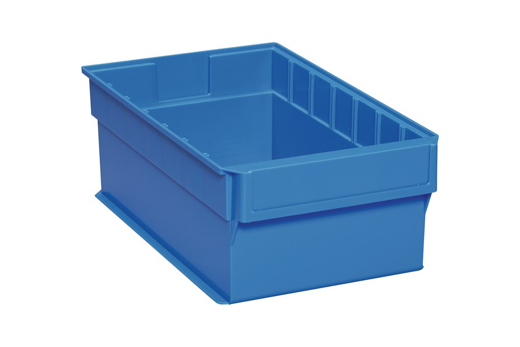 Regalkasten L400xB235xH145mm blau PP PROMAT