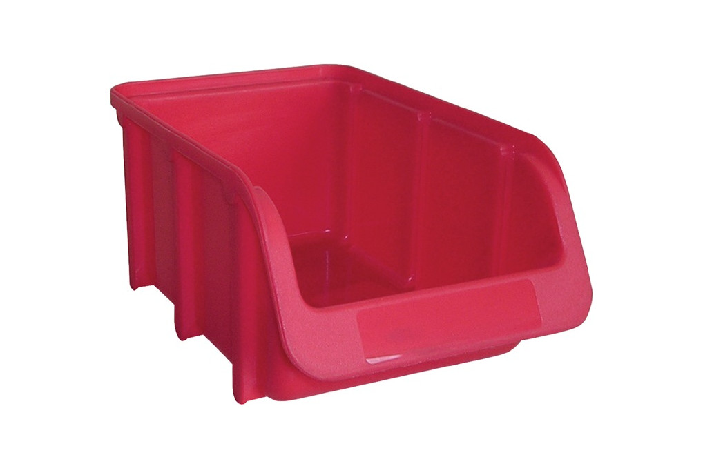 Sichtlagerkasten L164 134xB102xH74mm PP rot stapelbar HÜNERSDORFF