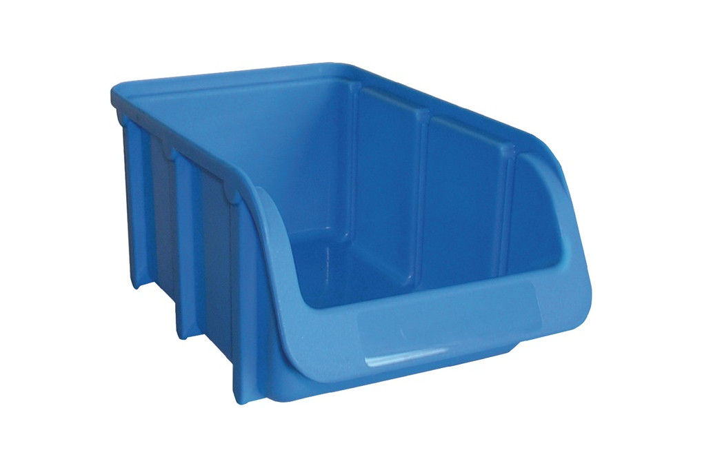 Sichtlagerkasten L164 134xB102xH74mm PP blau stapelbar HÜNERSDORFF
