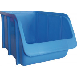 Sichtlagerkasten L242 203xB146xH127mm PP blau stapelbar HÜNERSDORFF Sichtlagerkasten L242 203xB146xH127mm PP blau stapelbar HÜNERSDORFF