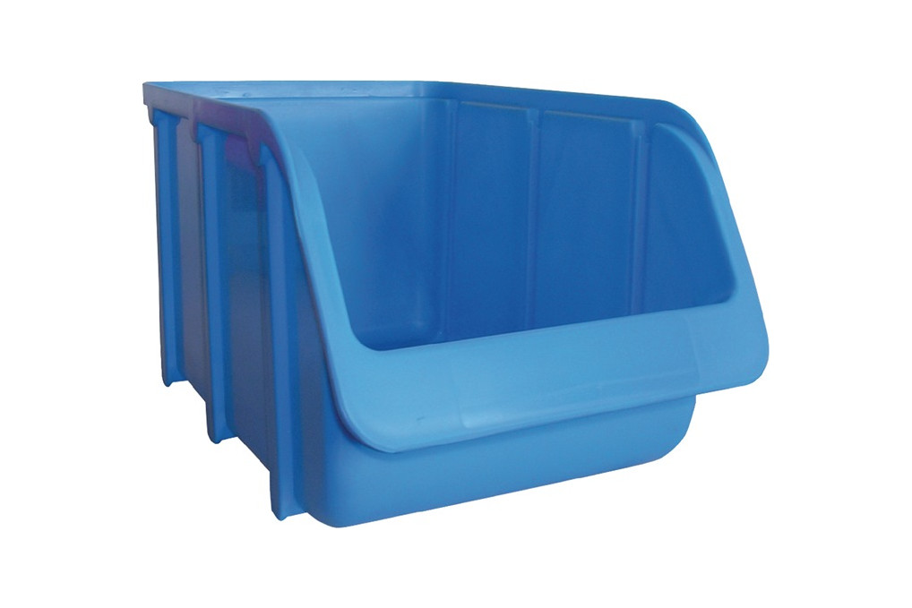 Sichtlagerkasten L242 203xB146xH127mm PP blau stapelbar HÜNERSDORFF Sichtlagerkasten L242 203xB146xH127mm PP blau stapelbar HÜNERSDORFF
