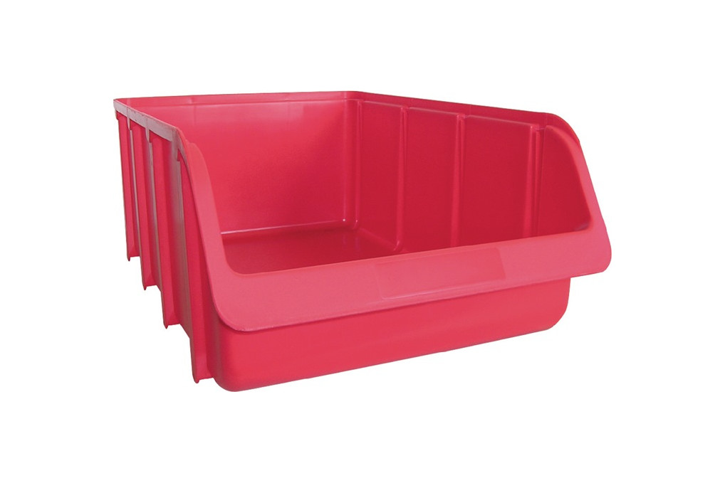 Sichtlagerkasten L489 422xB312xH184mm PP rot stapelbar HÜNERSDORFF Sichtlagerkasten L489 422xB312xH184mm PP rot stapelbar HÜNERSDORFF
