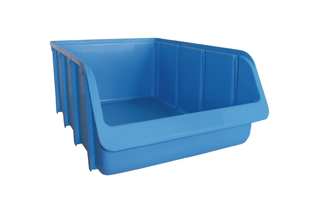 Sichtlagerkasten L489 422xB312xH184mm PP blau stapelbar HÜNERSDORFF