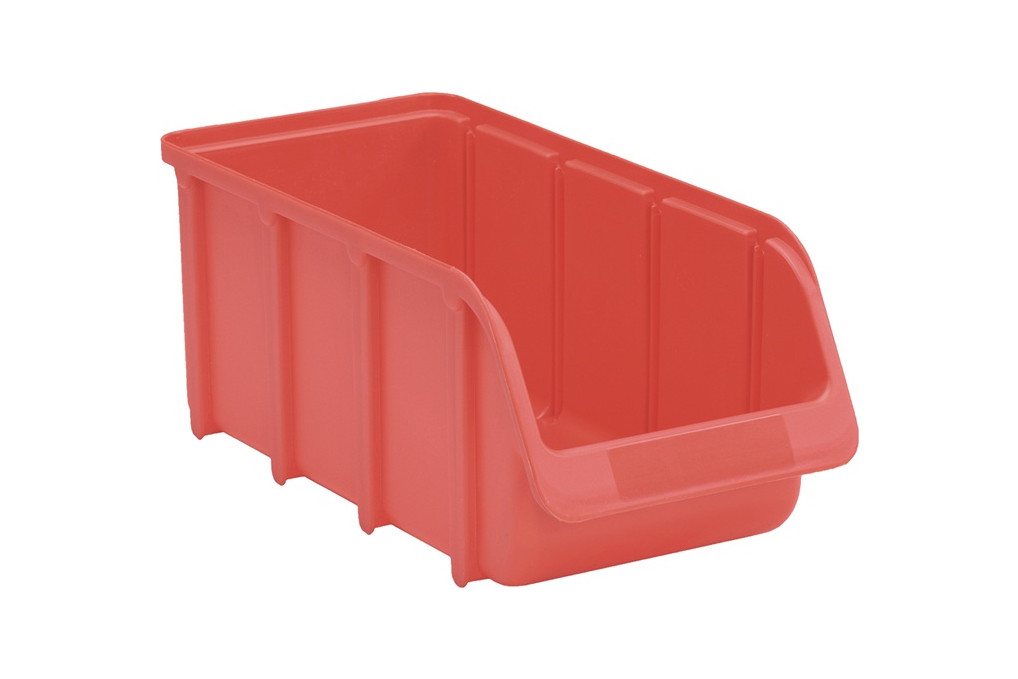 Sichtlagerkasten L318 286xB146xH127mm PP rot stapelbar HÜNERSDORFF Sichtlagerkasten L318 286xB146xH127mm PP rot stapelbar HÜNERSDORFF