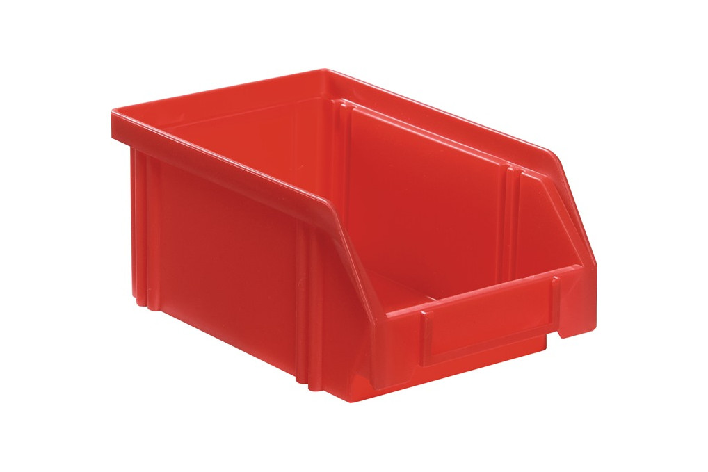 Sichtlagerkasten LK L160 140xB105xH75mm PS rot LA KA PE