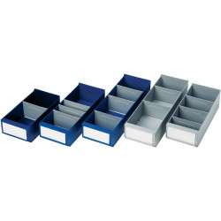 Regalkasten L400xB160xH100 112mm blau PS LA KA PE Regalkasten L400xB160xH100 112mm blau PS LA KA PE